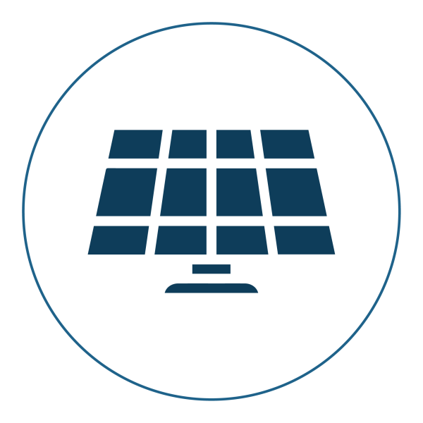 Solar panel icon